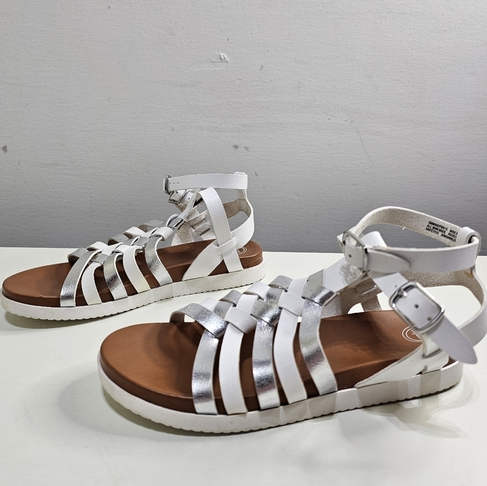 Wonder Nation Strappy Gladiator Sandals Size Girl's 2 - Picture 2 of 12